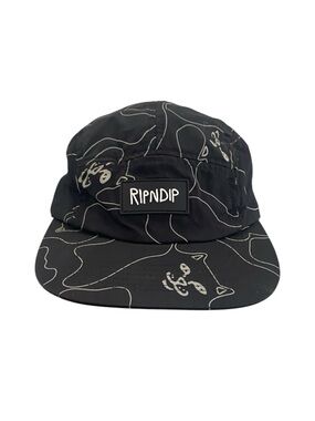 Rip N Dip Nerm 3M Nylon Camper Strapback Hat Black